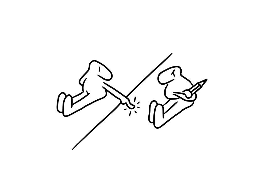 cartoon/illustration for “Scientific Tidbits,” a short news section from Žijem Vedu (I Live Science), an organization promoting Slovak science